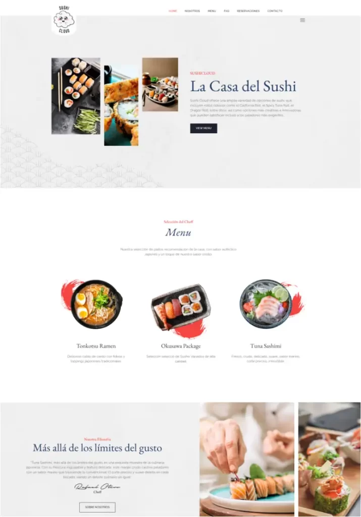 sushi cloud website long
