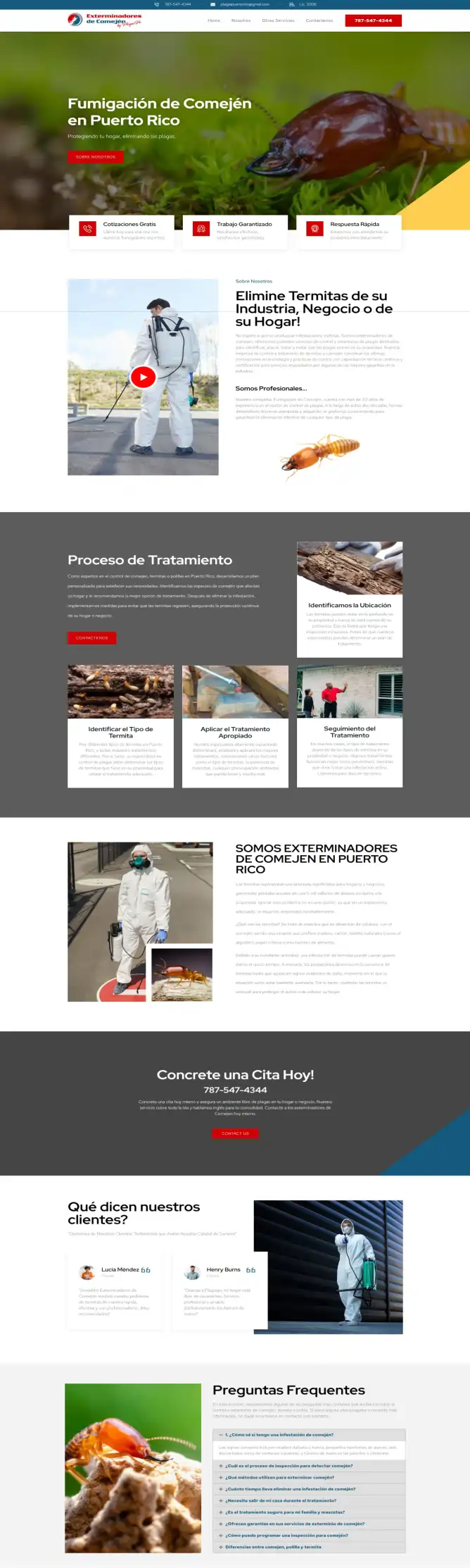 Exterminadores de Comejen